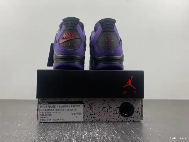 Kick Theory Purple Scott Air Travis 4 Jordan Suede x 0604